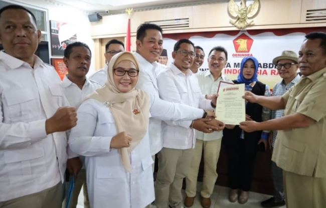 Toni Wijaya Resmi Dikukuhkan sebagai Ketua DPC Grindra Kota Bandung