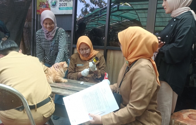 DKPP Bandung Gelar Vaksinasi Hewan Gratis